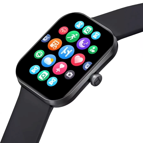 Haylou Watch S6 Bluetooth Calling Smartwatch-Black Image 1