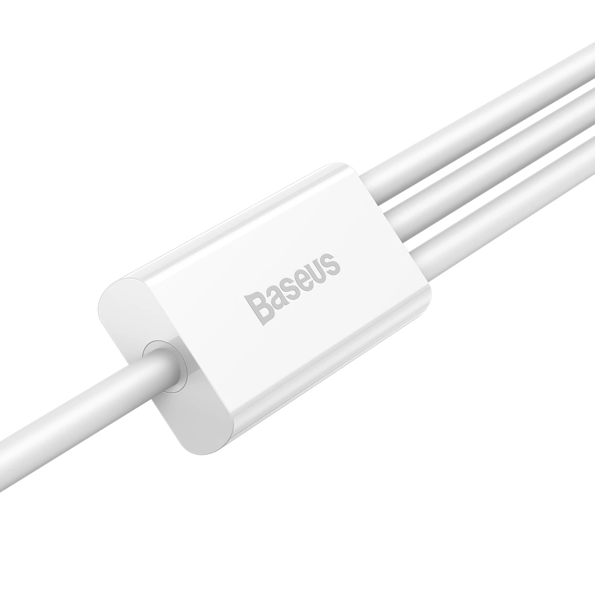 Baseus Superior Series Fast Charging Data Cable USB to M+L+C 3.5A, 1.5m – White Image 2