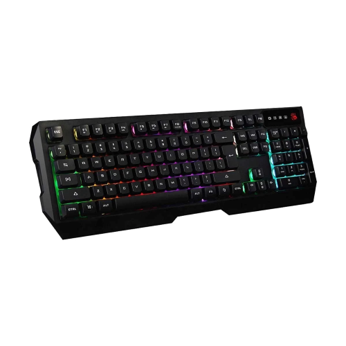 A4TECH Bloody Q135 Illuminate Neon Backlit Gaming Keyboard Image 1
