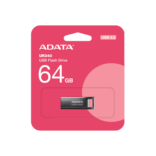 ADATA UR340 64GB USB 3.2 Metal Body Pen Drive Image 1
