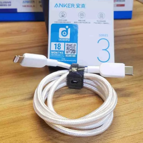 Anker 310 Type-C to Lightning Cable 3 ft Braided Image 1