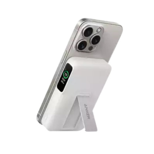 Anker MagGo 10000mAh Magnetic Wireless Power Bank-White Image 1