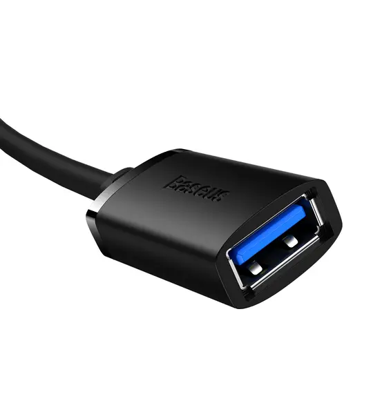 Baseus Extension Cable USB3.0 USB Male to Female 5Gbps Transmission PVC Cord Image 1