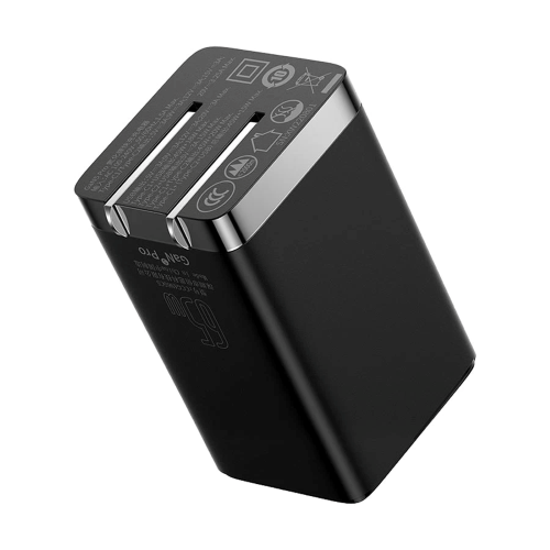 Baseus GaN5 Pro 65W Fast Charger with Dual Type-C+USB Ports Image 2