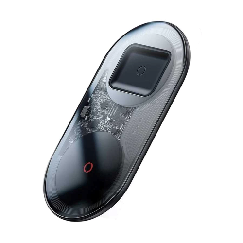 Baseus Simple 2-in-1 24W Turbo Edition Qi Wireless Charger with Adapter Image 1
