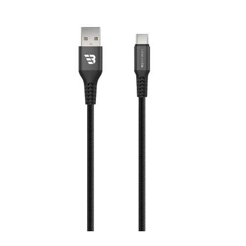 Baykron BA-TC-F-BLK3.0 USB A to Type C Fast Charging Cable-Black Image 2