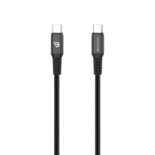 Baykron Cable Type C to Type C 1.2 M 3A-Black
