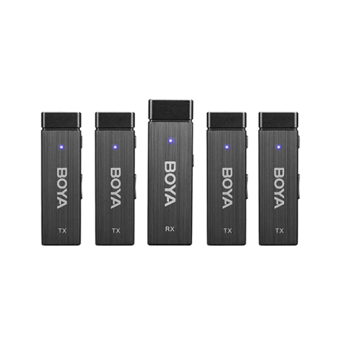 Boya BY-W4 Ultra-Compact Four-Channel 2.4GHz Wireless Microphone System