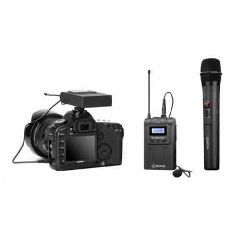Boya BY-WM8 PRO-K4 UHF Dual-Channel Wireless Microphone System Image 1