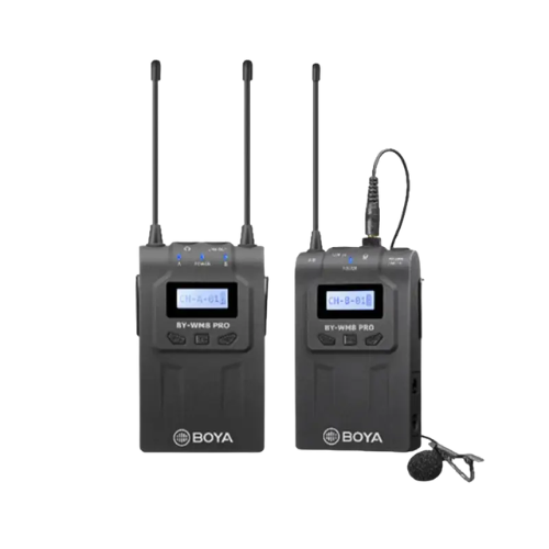 Boya BY-WM8 Pro-K1 UHF Dual-Channel Wireless Microphone System