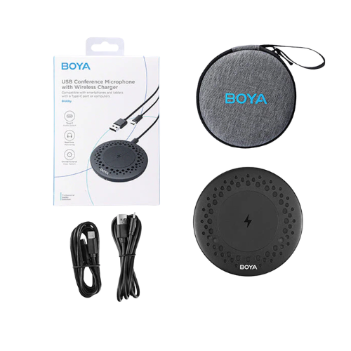 Boya Blobby USB Conference Microphone with Wireless Charger Image 2