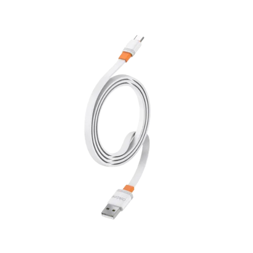Yison Celebrat CB-33 A-C 1 Meter USB-A to USB Type-C Cable-White Image 1