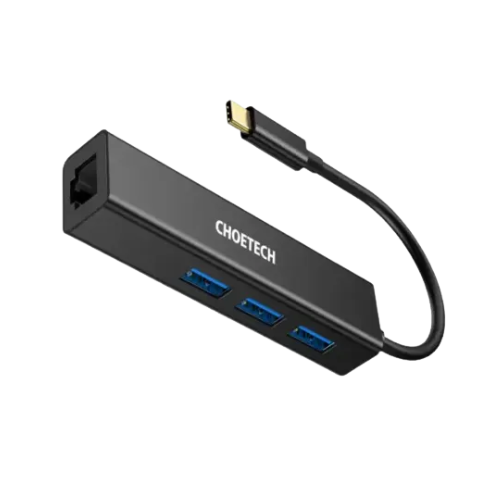 Choetech HUB-U02 4 in 1 Type-C to Gigabit Ethernet Adapter Hub