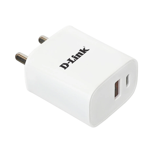 D-Link 33W Dual Port Fast Charger Adapter Type-C + USB-A Image 2
