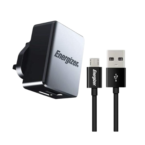 Energizer CL UK Plug Charging Adapter with Micro USB Cable