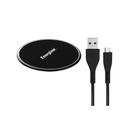 Energizer 10W Wireless Charging Pad with Micro USB Cable-Black