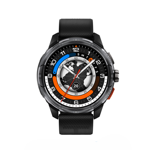 Haylou Solar Ultra BT calling Smart Watch with GPS-Black Image 1