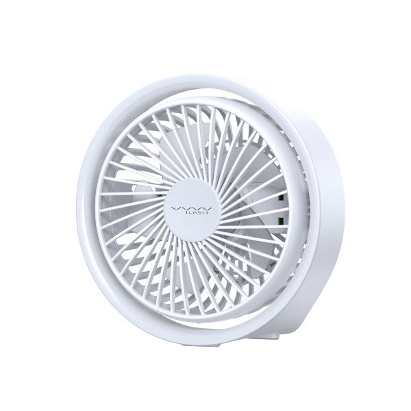 Vyvylabs D04 Mini Portable Desktop Fan with LED Light 1800mAh