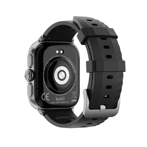 IMIKI Frame 2 Pro Smart Watch with 5ATM Waterproof-Black Image 2