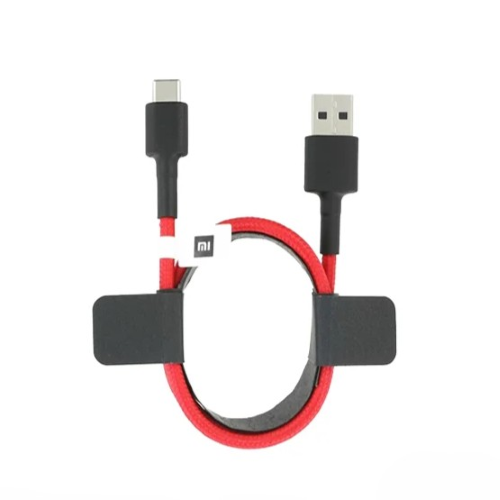 Mi Braided USB To Type-C Cable 100cm-Red Image 1