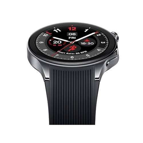 OnePlus Watch 2 Bluetooth Calling 1.43" AMOLED 1000 nits 5ATM GPS Smartwatch-Black Image 2