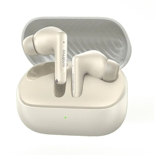Oraimo SpaceBuds Neo+ ANC TWS Earbuds OTW-323P-Light Gold Image 1
