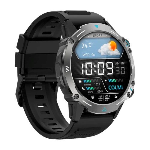 COLMI M42 AMOLED Display Smart Watch-Black Image 3