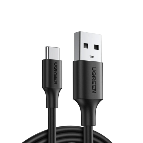 UGREEN 60118 USB-A 2.0 to USB-C Cable Nickel Plating 2m-Black Image 1