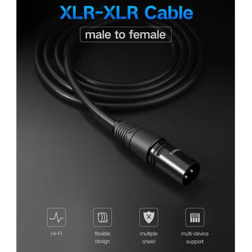 UGREEN AV130 (20714) Cannon XLR Male to Female Extension Cable - 10M Image 2