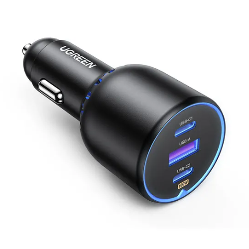 UGREEN EC705 130W 3-Port Fast Car Charger Set Image 2