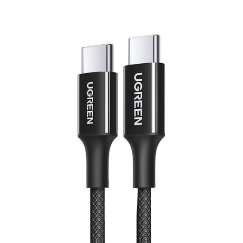 UGREEN L502 USB-C to USB-C PD 5A 100W Braided Fast Charging Cable 1M (65249)-Black Image 1