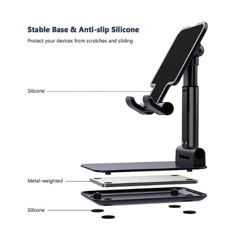 UGREEN LP373 (20435) Foldable Phone Stand-Black Image 1