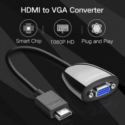UGREEN MM105 (40253) HDMI to VGA Converter - Black Image 2