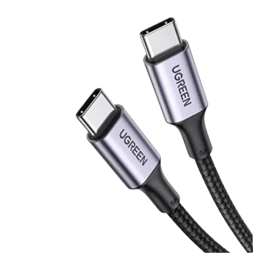 UGREEN US261 (50150) USB Type-C Male to Male Charging & Data Cable 1M-Gray Black Image 2