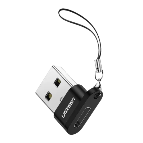 UGREEN US280 (50568) USB A to USB C Adapter-Black Image 1