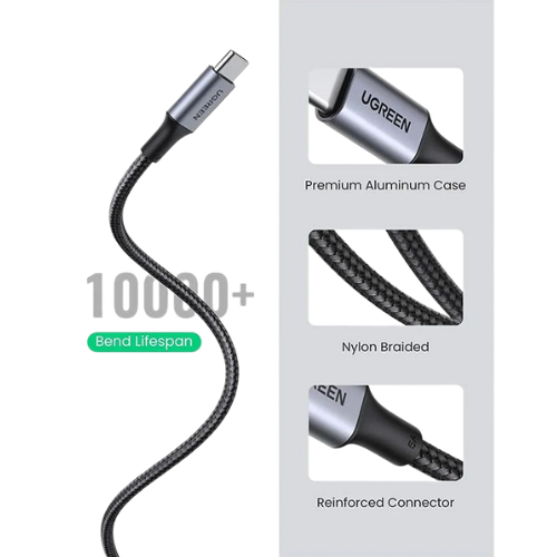 UGREEN US316 (90120) USB Type-C to USB-C 2.0 Cable Image 2