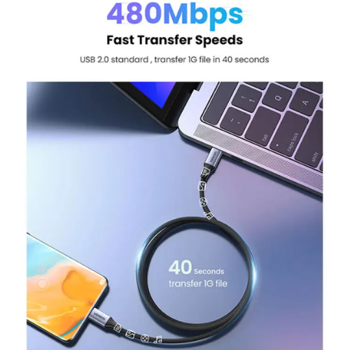 UGREEN US535 (15311) USB-C to USB-C 240W PD Fast Charging Cable -1m Image 2