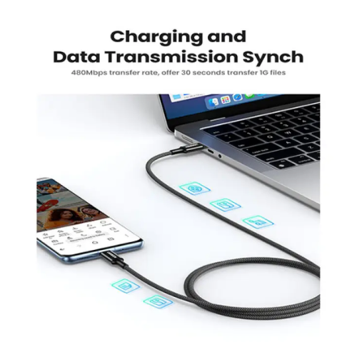 UGREEN US557 (15277) USB Type-C Silicone Fast Charging Cable-2M Image 1