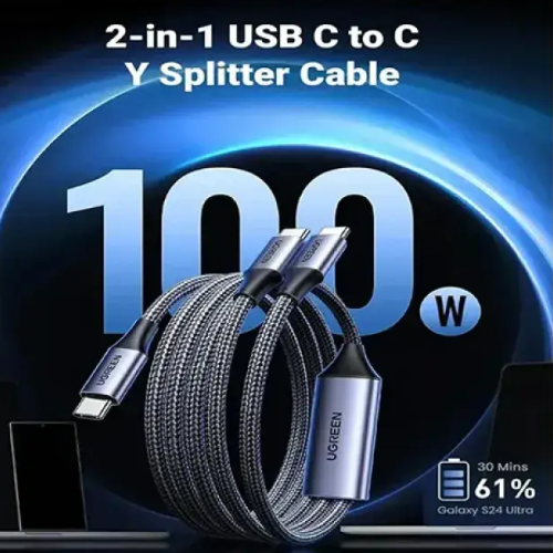 UGREEN US561 (35087) USB-C 2-in-1 PD Fast Charging Cable Image 2