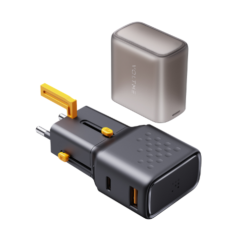VOLTME Vito Go 35W EzTravel GaN III Dual Port Wall Charger-Black Image 2