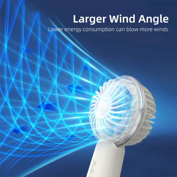 Vyvylabs Babbit Handheld Fan 1200mAh-White Image 2