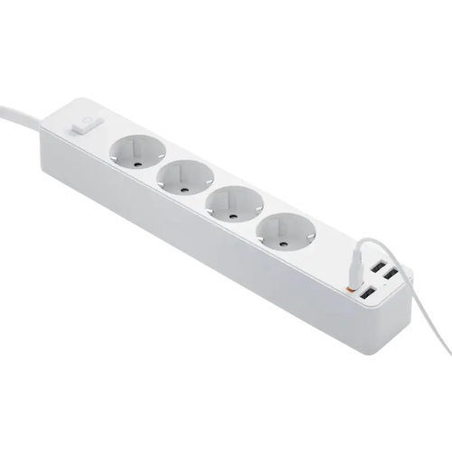 WiWU 20W Smart Power Strip EU Plug-White Image 1