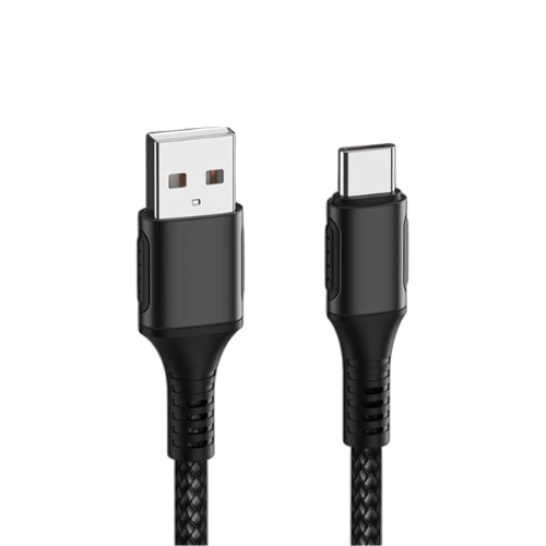 Wiwu F12 USB to Type-C 45W Super Fast Charging Cable 1M-Black Image 1