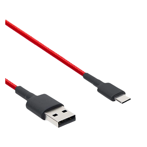 Xiaomi Braided Cable USB Type A to Type-C 1M-Red Image 2