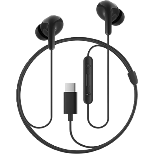 Xiaomi In-ear Type-C Wired Earphones-Black Image 1