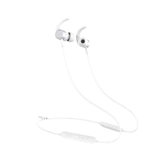Yison E17 IPX5 Bluetooth Neckband Earphone-White Image 1