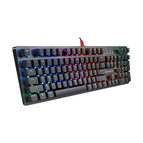 A4TECH Bloody B810R Light Strike RGB Animation Gaming Keyboard Image 1