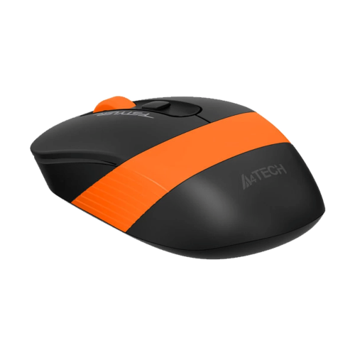 A4TECH FG10 Fstyler Wireless Mouse-Black And Orange Image 2