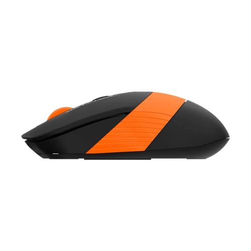 A4TECH FG10 Fstyler Wireless Mouse-Black And Orange Image 3