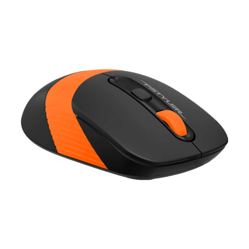A4TECH FG10 Fstyler Wireless Mouse-Black And Orange Image 4